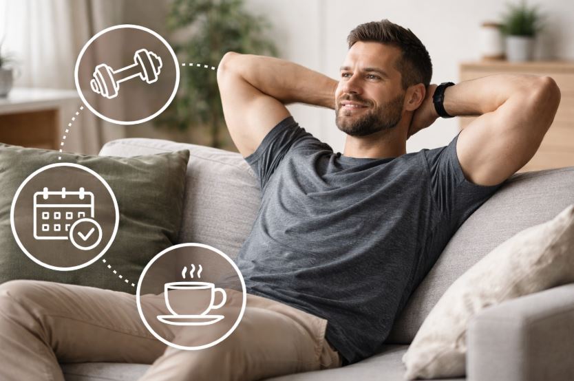 Selbstoptimierung für Männer – ruhiger Alltag mit etablierten Routinen als Grundlage für Stabilität